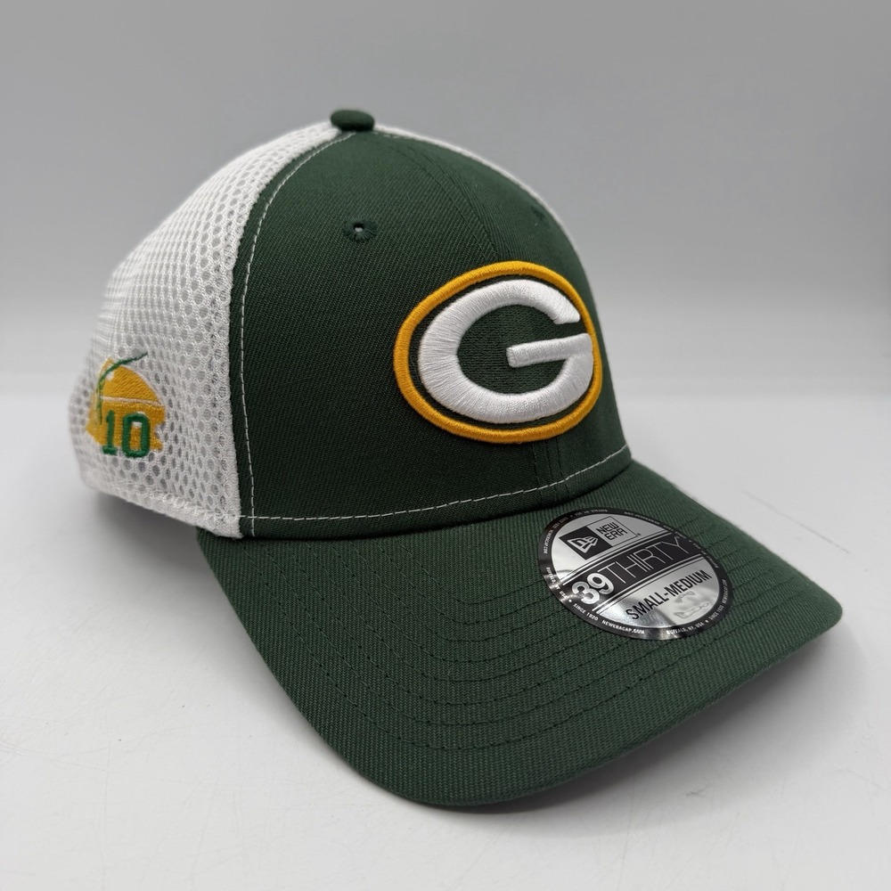 New Era 39Thirty Green Bay Packers Jordan Love Hat Cap Sz S/M Stretch Flex Fit